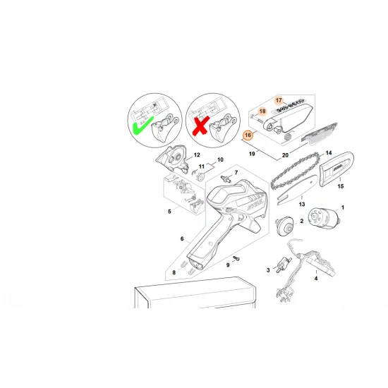 STIHL  Pokrywa ochronna EU GA01 710 7020